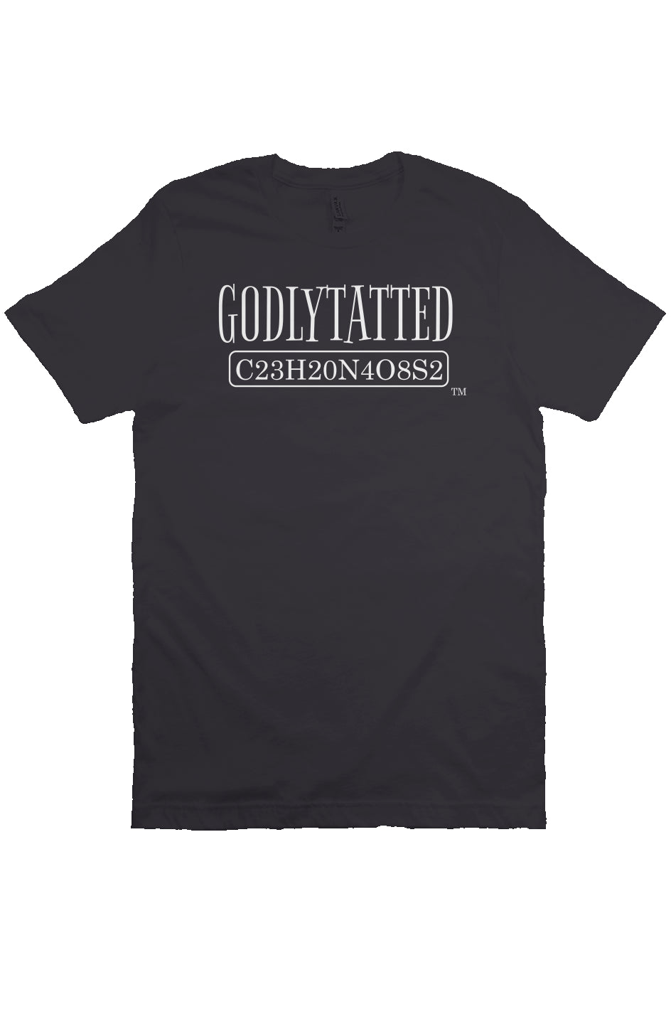 Godlytatted - Adult - Dark Grey - White Logo