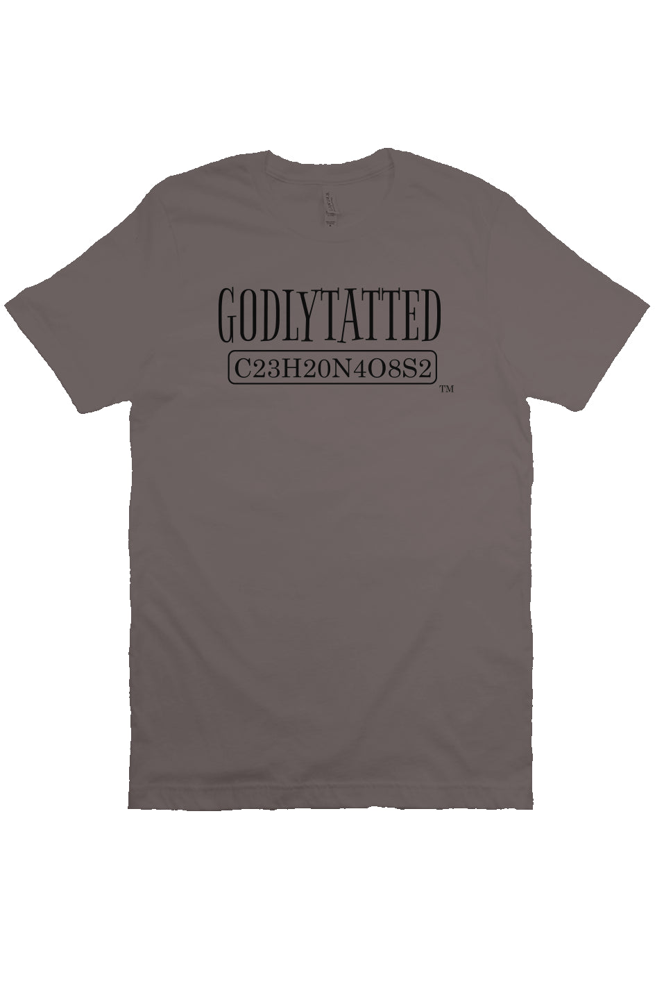 godlytatted - adult - asphalt - Black logo