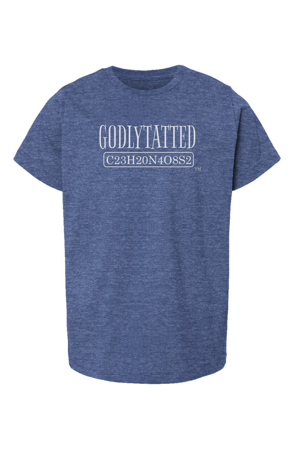 godlytatted - kids - Vintage Royal - white logo