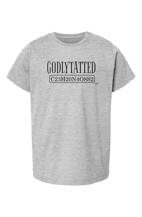 godlytatted - kids - Heather - Black logo