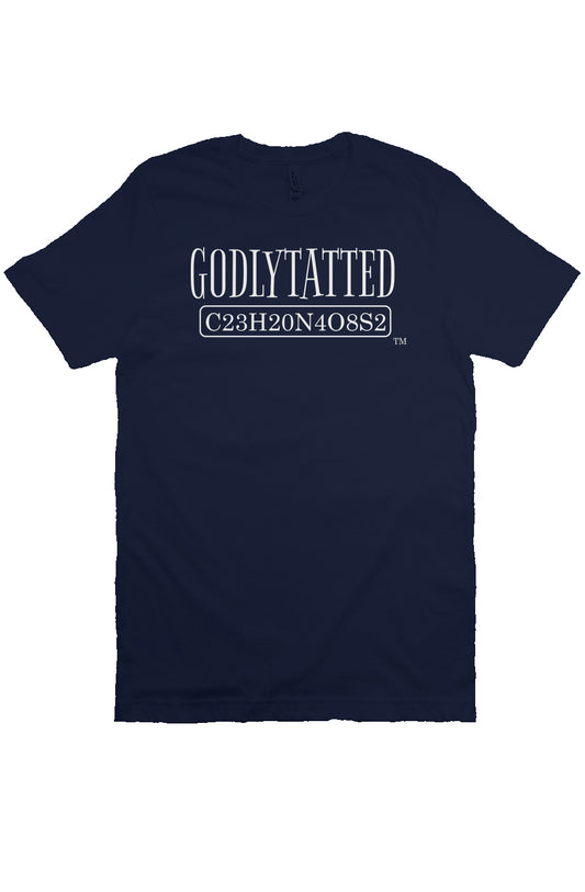 Godlytatted - Adult - Navy - White Logo