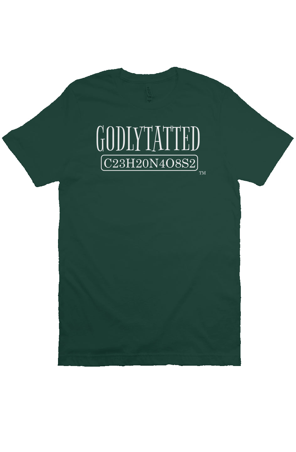 Godlytatted - Adult - Forest - White Logo