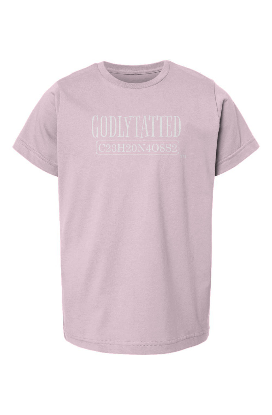 godlytatted - kids - Pink - white logo